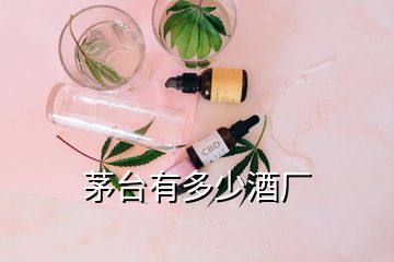 茅臺(tái)有多少酒廠