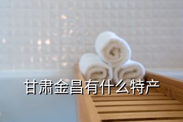 甘肅金昌有什么特產