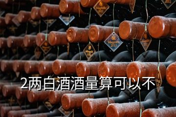 2兩白酒酒量算可以不