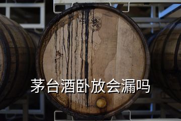 茅臺(tái)酒臥放會(huì)漏嗎