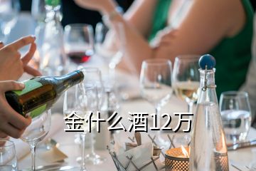 金什么酒12萬