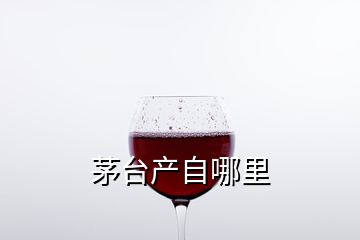 茅臺產(chǎn)自哪里