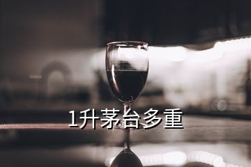 1升茅臺(tái)多重