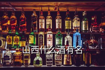 山西什么酒有名