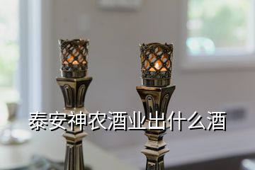 泰安神農酒業(yè)出什么酒