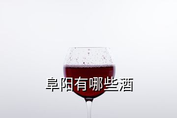 阜陽有哪些酒