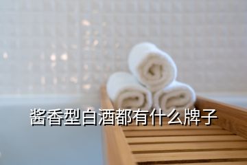 醬香型白酒都有什么牌子