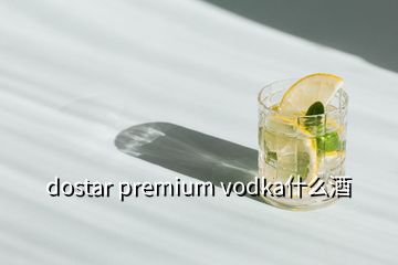 dostar premium vodka什么酒