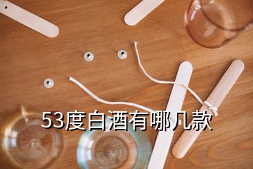 53度白酒有哪幾款