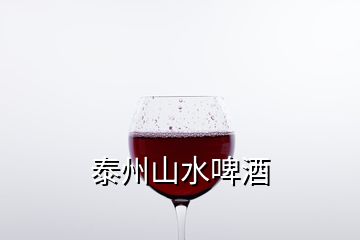 泰州山水啤酒