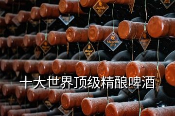 十大世界頂級(jí)精釀啤酒