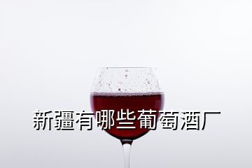 新疆有哪些葡萄酒廠