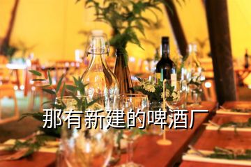 那有新建的啤酒廠