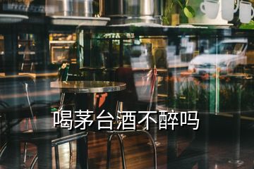 喝茅臺酒不醉嗎