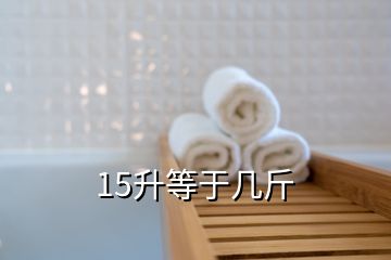 15升等于幾斤