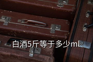 白酒5斤等于多少ml