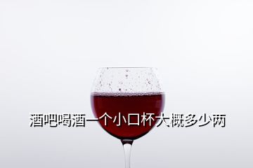 酒吧喝酒一個(gè)小口杯大概多少兩