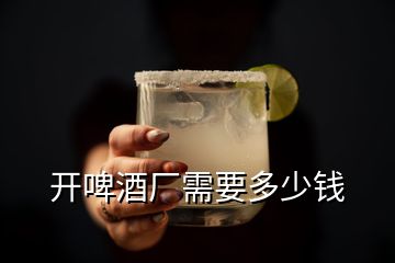 開啤酒廠需要多少錢