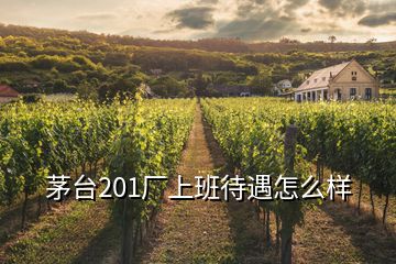 茅臺201廠上班待遇怎么樣