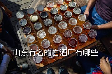 山東有名的白酒廠有哪些