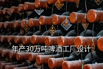 年產(chǎn)30萬噸啤酒工廠設(shè)計