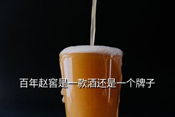 百年趙窖是一款酒還是一個牌子