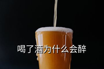 喝了酒為什么會醉