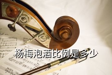 楊梅泡酒比例是多少