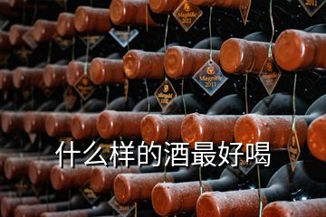 什么樣的酒最好喝