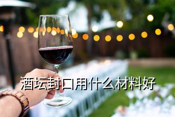 酒壇封口用什么材料好