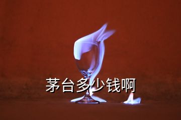 茅臺(tái)多少錢啊