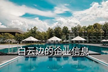 白云邊的企業(yè)信息