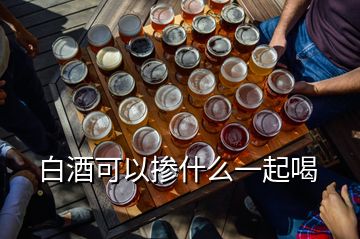 白酒可以摻什么一起喝