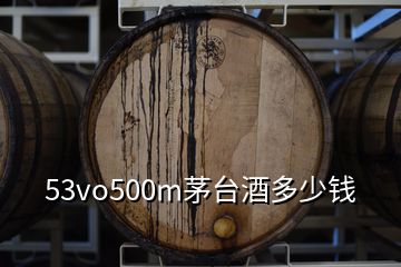 53vo500m茅臺(tái)酒多少錢(qián)