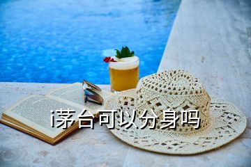 i茅臺(tái)可以分身嗎