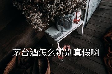 茅臺酒怎么辨別真假啊