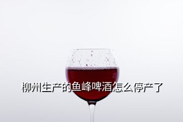 柳州生產(chǎn)的魚峰啤酒怎么停產(chǎn)了