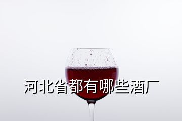 河北省都有哪些酒廠