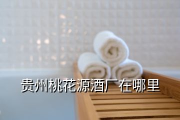 貴州桃花源酒廠在哪里