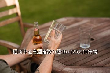 招商中證白酒指數(shù)分級161725為何停牌