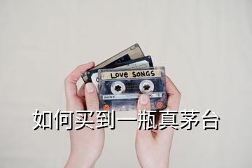 如何買(mǎi)到一瓶真茅臺(tái)