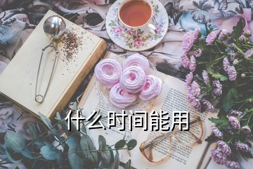 什么時(shí)間能用