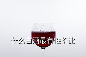 什么白酒最有性價(jià)比