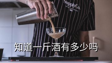 知道一斤酒有多少嗎