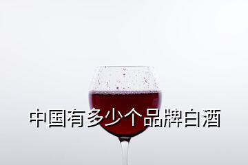 中國有多少個(gè)品牌白酒