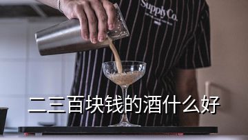 二三百塊錢的酒什么好