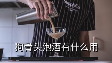 狗骨頭泡酒有什么用