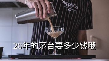 20年的茅臺要多少錢哦