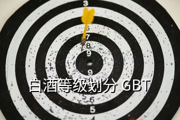 白酒等級劃分 GBT