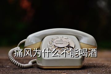 痛風為什么不能喝酒